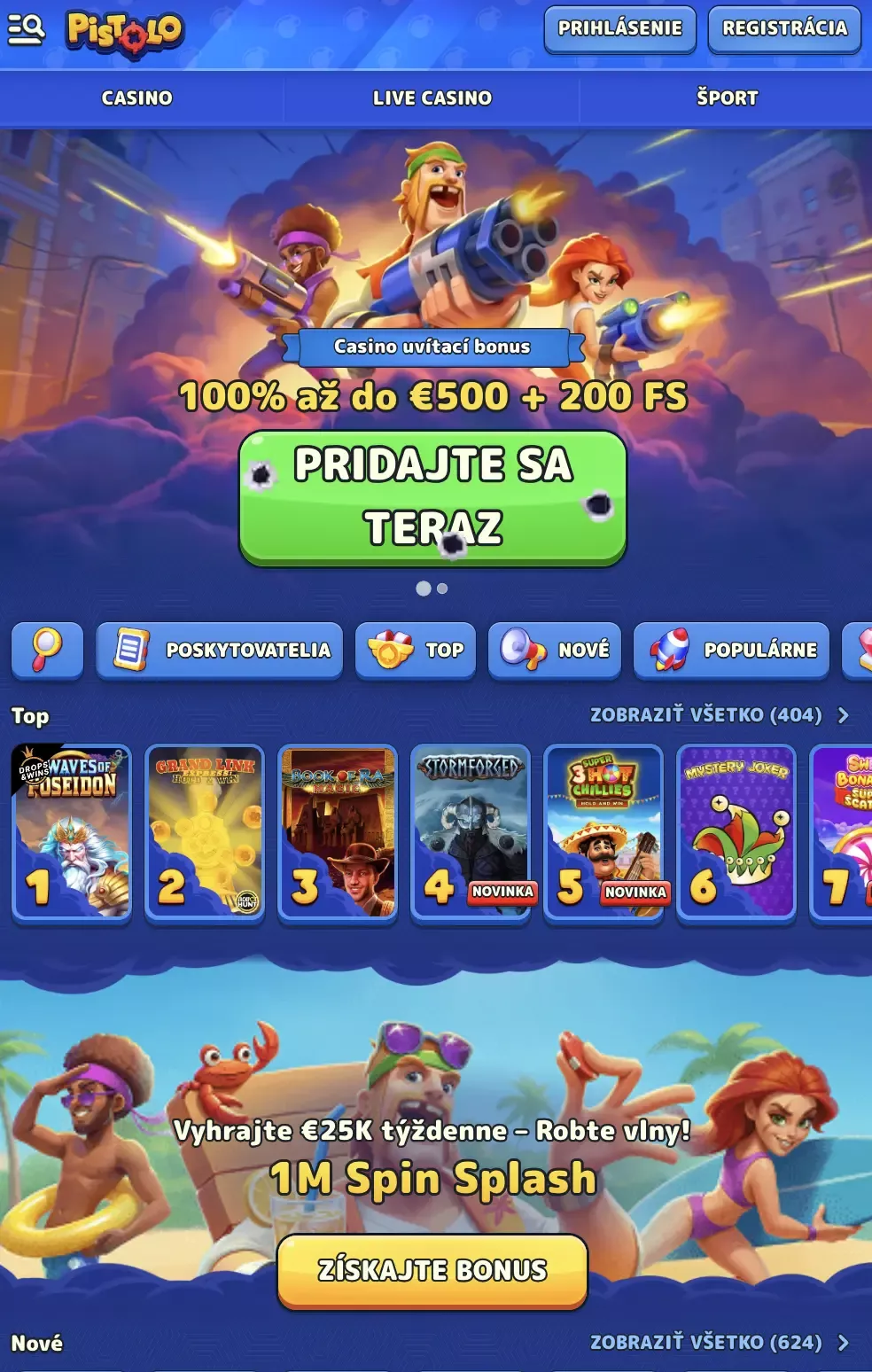 Pistolo brezplačni vrtljaji