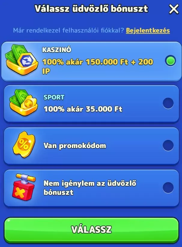 Pistolo kaszinó TOC