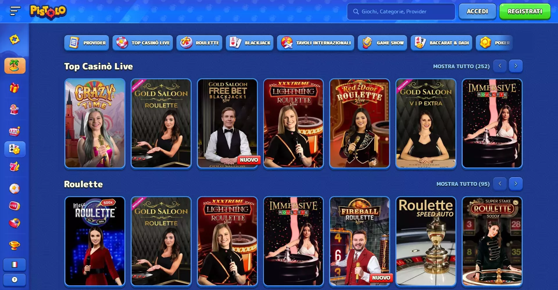 Pistolo výherné automaty